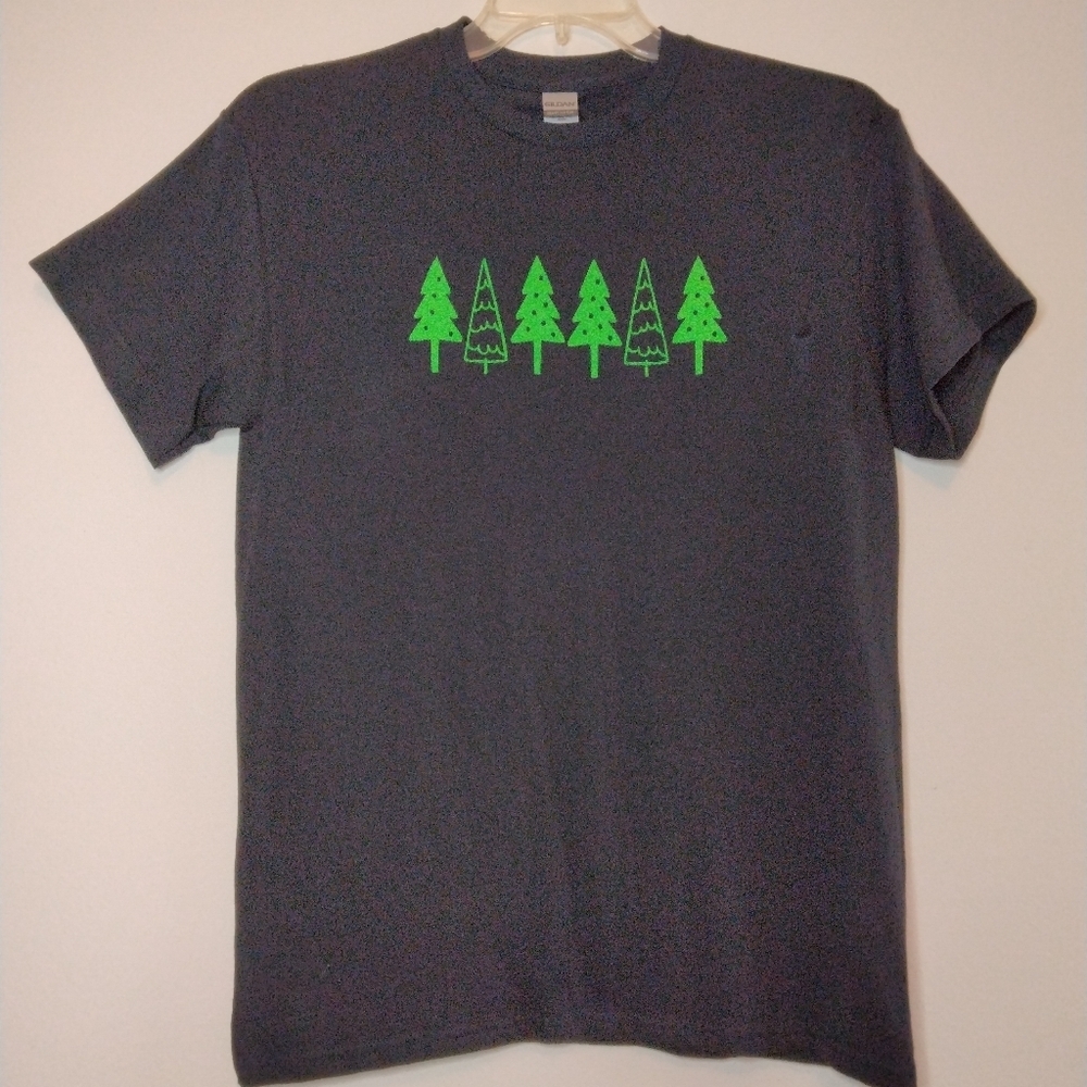New handmade black Christmas shirt size S - Picture 2 of 4